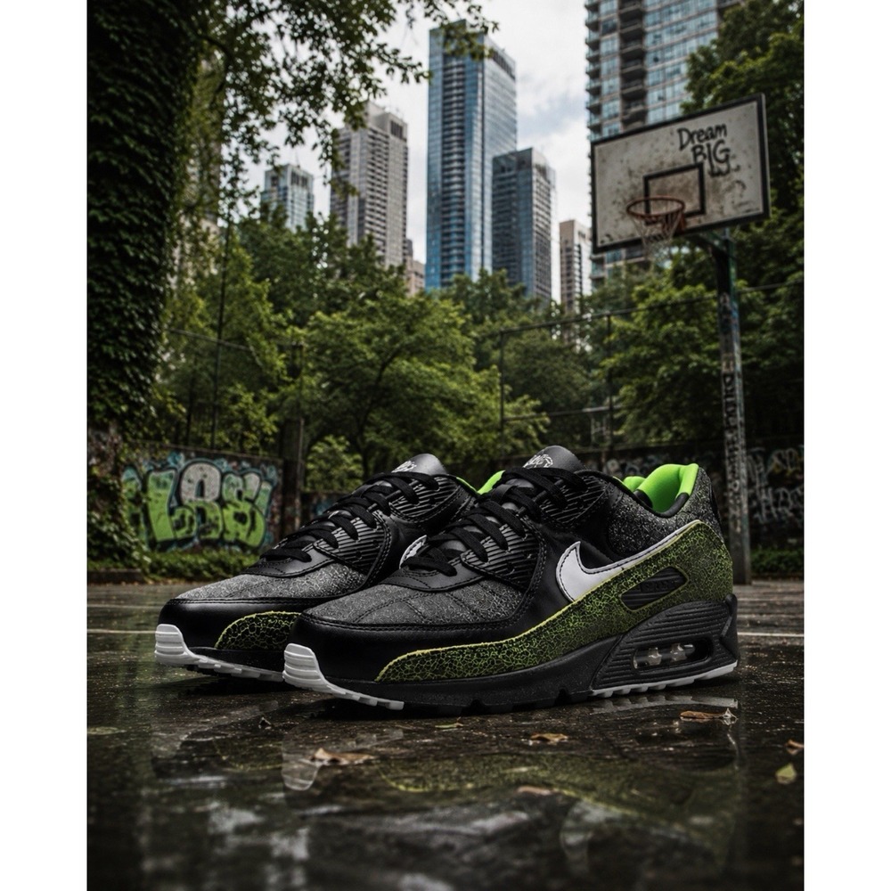 Size 9 Men's - Nike Air Max 90 "Tiempo" Black/White-Black IU0523 010